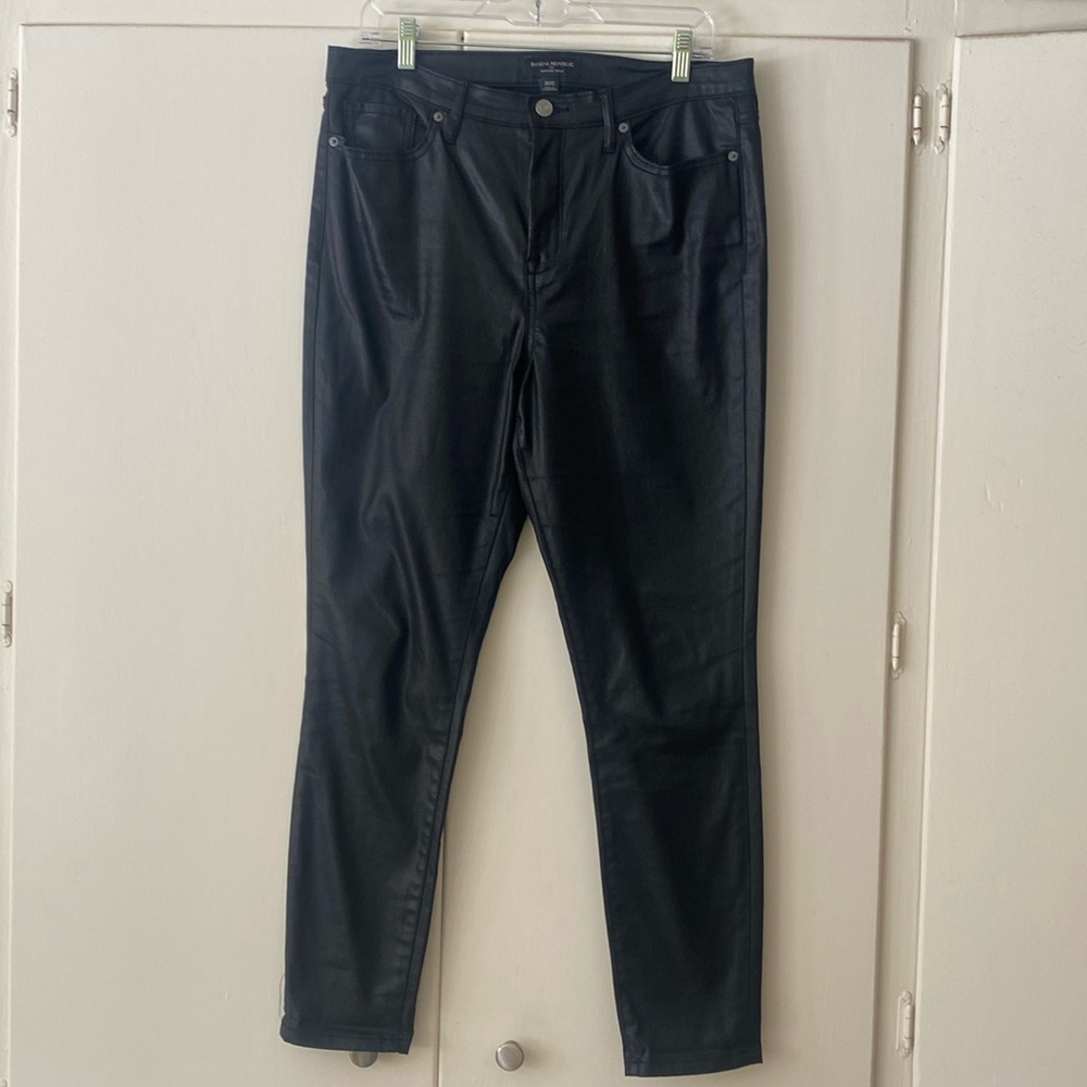 Banana Republic waxed jeans size 31/12